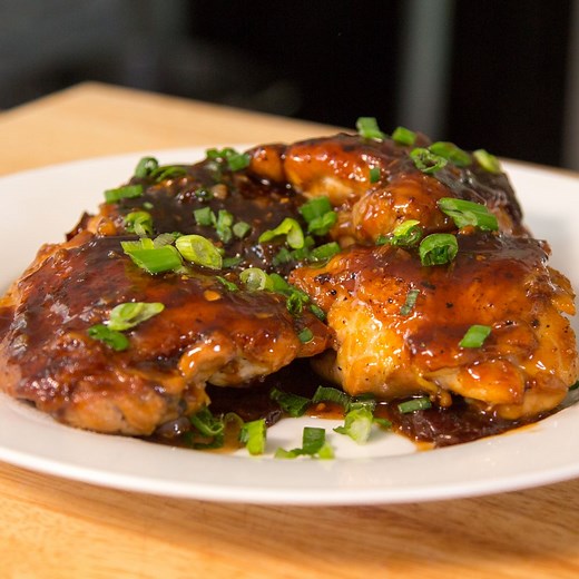 Crispy Chicken Thighs with Plum Sauce Full recipe: http://taste.md/20JB69L | Tastemade
