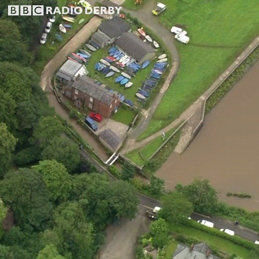 The latest aerial pictures from Whaley Bridge, where experts are assessing the damage to the Toddbrook reservoir. | BBC Derby