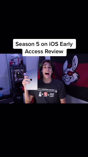 My season 5 fortnite on iOS review from GeForce now