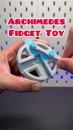 3D Printed Archimedes Fidget Toy #3dprinting #3dprinted #diy #3dprint