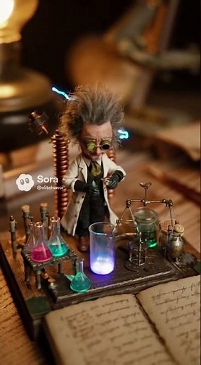 Mini Mad Scientist ASMR Lab 🧪 Fast Tingles & Cozy Science