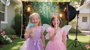 Spring Enchanted Forest Backdrop Green Fairy Tale Mushroom House Wonderland Jungle Photography Background Baby Shower Birthday Party Decorations Banner Photo Booth Props 7X5FT