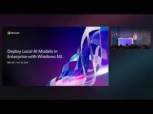 Deploy Local AI Models in Enterprise with Windows ML | BRK329
