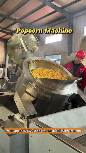 75-80kg Per Hour Automatic Electric Industrial Popcorn Machine Maker #popcornmachine #popcorn