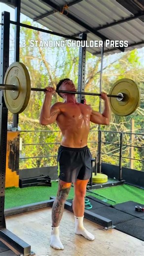 Want thick shoulders? Do these 3 exercises: 1