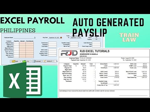 PHILIPPINE EXCEL PAYROLL SYSTEM TUTORIAL 2023