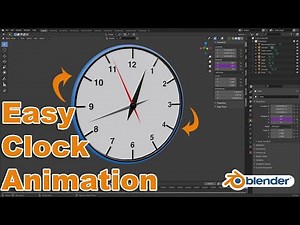 Easy Clock Animation With The Help of Drivers || Blender Animation Tutorial 2.91