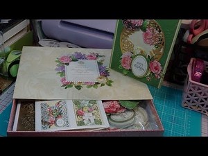Anna Griffin Finishing School Craft Box: Wildflower Garden Review Tutorial!