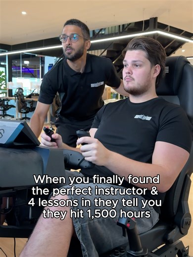 Instructor's Escape from a Student's Bad Landings