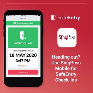 37K views · 129 reactions | Heading out to buy dinner or groceries? Use #SingPassMobile app for faster #SafeEntry check-ins!  Tap 'SafeEntry Check-In', or scan the QR code with your app to check in at your location.  No more filling up forms! ✅ Update your app to the latest version for this easier way of checking in. Have your questions answered here: go.gov.sg/fb-safeentry-faqs #GovTechSG #TechforPublicGood | GovTech (Government Technology Agency of Singapore) | Facebook