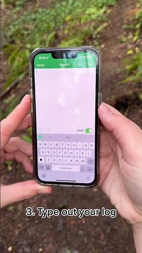 💡 LEARN: Log a find in the #geocaching ® app! 💡
