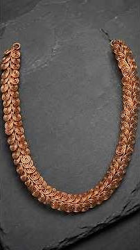 Viking Inspired Copper Spiral Bracelet or Necklace Tutorial