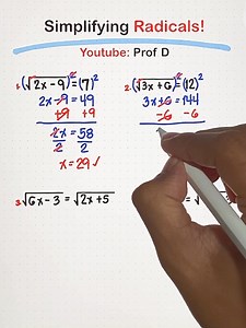 57K views · 746 reactions | Radical Simplification: Turn Complex Roots into Simple Solutions! | Prof D | Facebook
