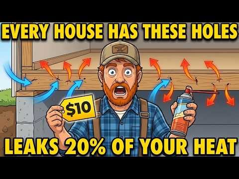 This $10 Foam Seals All the Biggest Air Leak in Your House. Why Don't Contractors Tell You This?