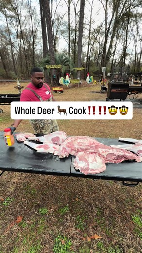 Backyard Whole Deer Cooking Experience