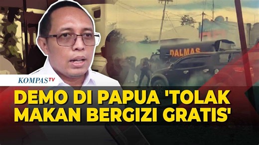 Demo Pelajar Tolak Makan Bergizi Gratis di Papua Ricuh, Ini Respons Istana