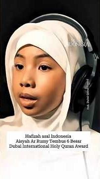 Dukung Aisyah Ar Rumy di Dubai International Holy Qur'an Award 2026