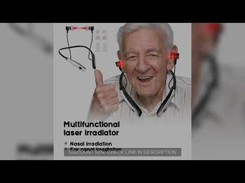 Portable Nasal and Ear Canal Laser Irradiator Rechargeable Neck-hanging 650nm Laser Ear Irradiator R