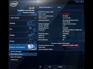 Drivers Intel HD 3000
