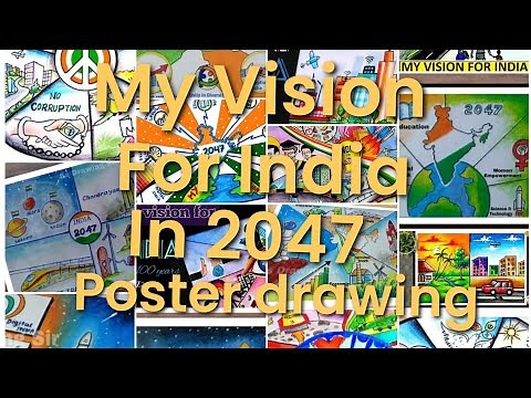 My Vision For India In 2047 Drawing/ Painting|azadi ka Amrit mahotsav poster/drawing| independence