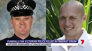 1.4K views · 32 reactions | Two hero Victorian police officers have been farewelled at separate private funerals after they were killed in a Melbourne freeway crash nine days ago. Constable Glen Humphris and Senior Constable Kevin King were honoured at services at the Police Academy in Glen Waverley. www.7NEWS.com.au #7NEWS | 7NEWS Brisbane | Facebook