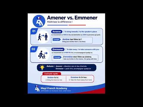 Amener vs Emmener Explained | Common French Mistakes (TEF/TCF)