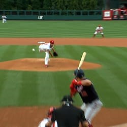 Zack Wheeler K's Kyle Schwarber