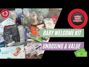 Target Baby Welcome Bag Unboxing | Target Baby Registry Unboxing | Free Baby Stuff