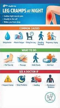 Leg Cramps Getting Worse? When to See a Doctor #warning #healthtips