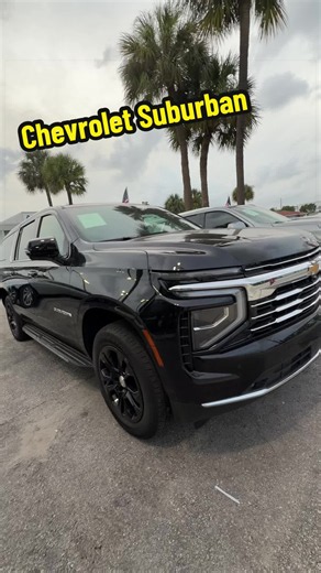 2025 Chevrolet Suburban: Black on Black Luxury SUV