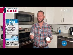 Mr.\nBeams LED Motion Sensing Puck Light 4pack