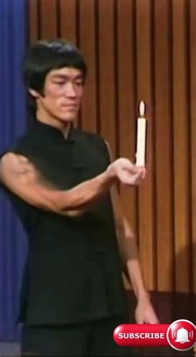 Bruce Lee’s Candle Twist — Perfect Balance & Control🔥