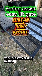 DIY Spring Assist Trailer Gate, back saver!