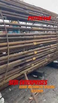 SEBI #rebar coupler #rebarcoupler #rebarthreading #sebicouplers