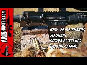 The New .25-45 Sharps 70 Grain Sierra BlitzKing Ammo