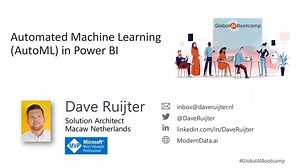 Automated Machine Learning (AutoML) in Power BI