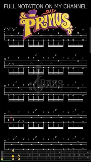 Lacquer Head 𝄢 Primus ‪@ChamisBass‬ #primus