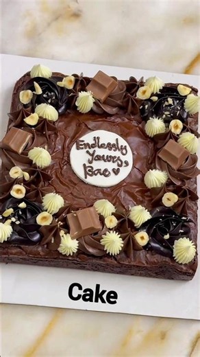 Chocolate brownie cake #chocolatecake