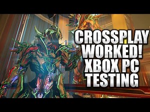Warframe Crossplay Worked This Time! Xbox PC Testing Today!