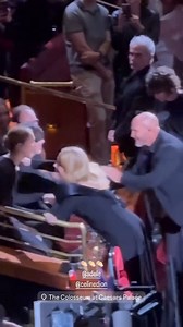 Adele gets emotional duirng show when spots Celine Dion in crowd then has the crowd give it up tor celine during weekend 46 of las | Adele News