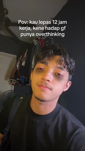 Dah lah kene tiaw dengan boss seharian, balik kene layan overthinking dia pulak, tak syg tk tahu lah #fyp #fypmalaysia