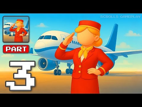 Airport Idle - Gameplay Walkthrough Part 3 - Fly Planes Earn And Expand (iOS, Android)