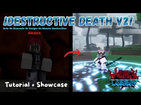 Como CONSEGUIR Destructive Death V1 y V2 (Akaza V2) en Weak Legacy 2 (Roblox Demon Slayer)
