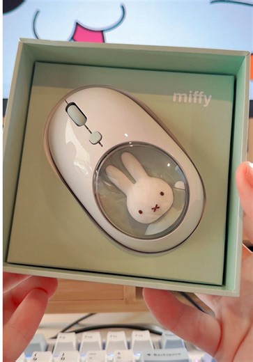 unboxing the new miffy mouse~ when i saw this release i knew i had to have it… especially because i am now a pc owner.. heh. it runs incredibly smoothly so far and is a super cute addition to my setup! you can find it on amazon just by typing “miffy mouse” in the search bar ^-^ #miffy #nijntje #kawaii