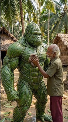 Gorilla Making With Palm Leaves | Talent Reloaded