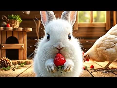 😍🥕 | Cute Rabbit Eating Carrot ASMR