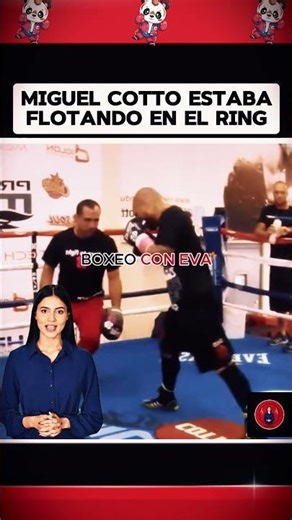 Miguel Cotto was floating in the ring #boxing #box