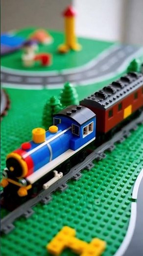 Train Conductor's First Day: He looks thrilled to be here. 😐 (LEGO Train Fails/Wins)