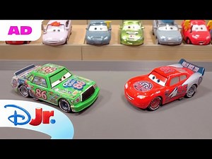 AD | Lightning McQueen vs. Chick Hicks: Who Will Win the Race? 🏁 | Pixar Cars | @disneyjr - Videos For Kids