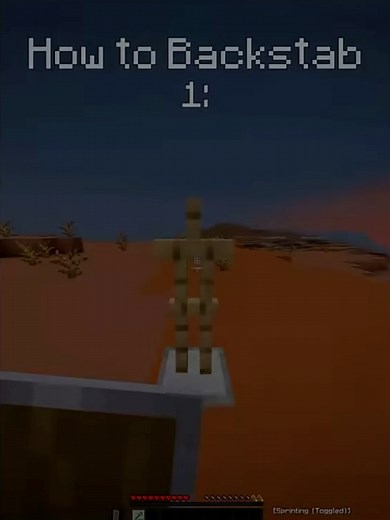 Effective Backstab Strategies in Minecraft PvP